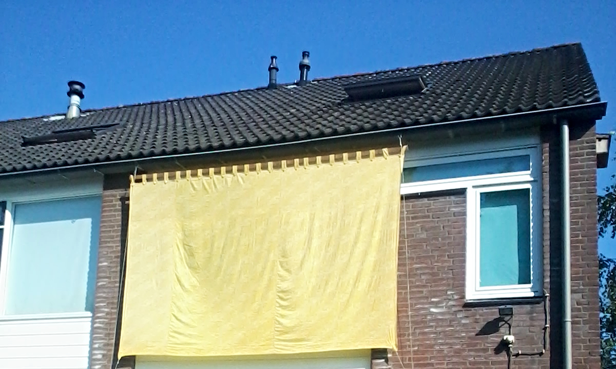 Prik Vervelend lading DIY: maak je eigen zonnescherm - Zootje Geregeld | Zootje Geregeld